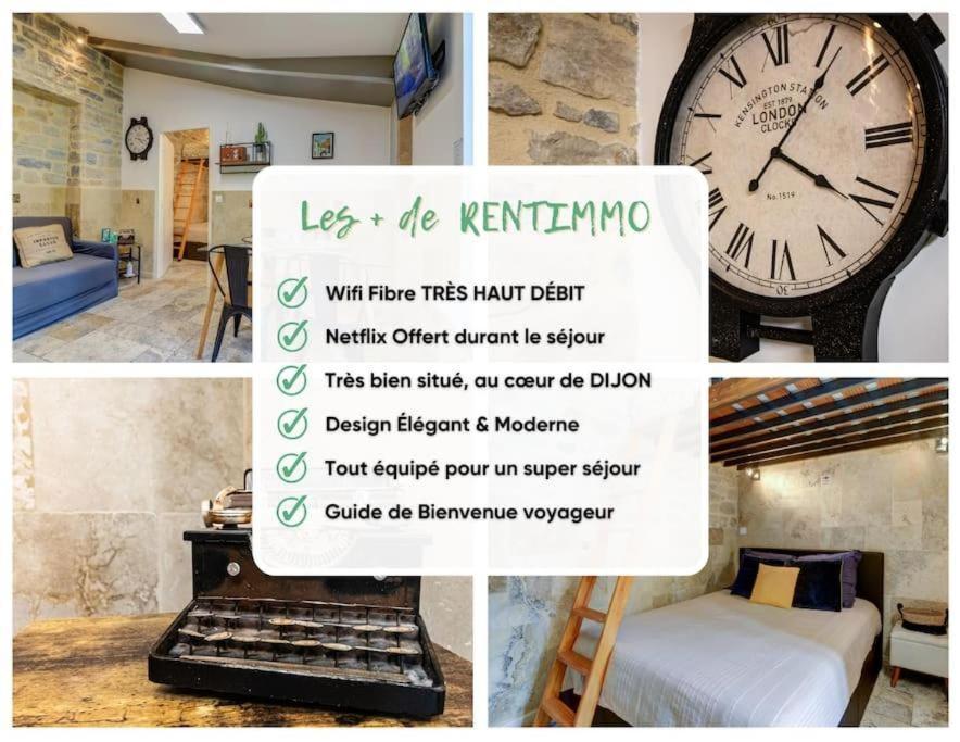 Le Coin Vintage - Familial - Hypercentre - Charme - Rent Immo Apartment Dijon Luaran gambar